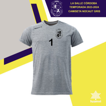 CAMISETA NOCAUT GRIS LA SALLE 23-24