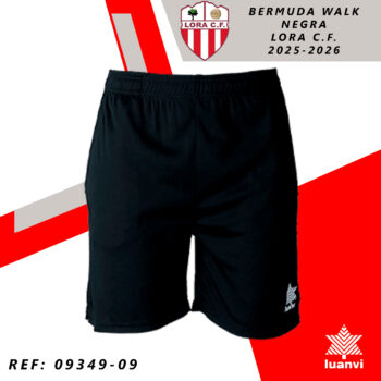 BERMUDA PASEO WALK NEGRA ENTRENADORES LORA C.F. 25-26