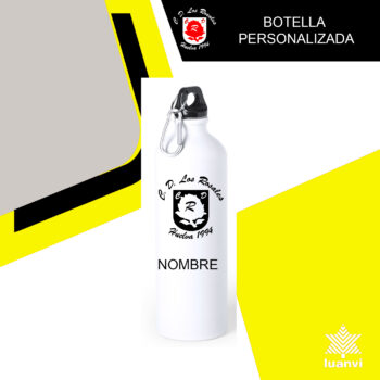 C.D. LOS ROSALES. BOTELLA PERSONALIZADA