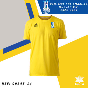 CAMISETA POL AMARILLA HUEVAR 25-26