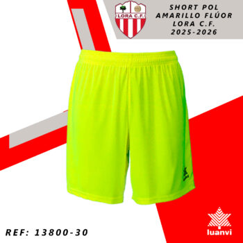 SHORT POL AMARILLO FLÚOR LORA C.F. 25-26