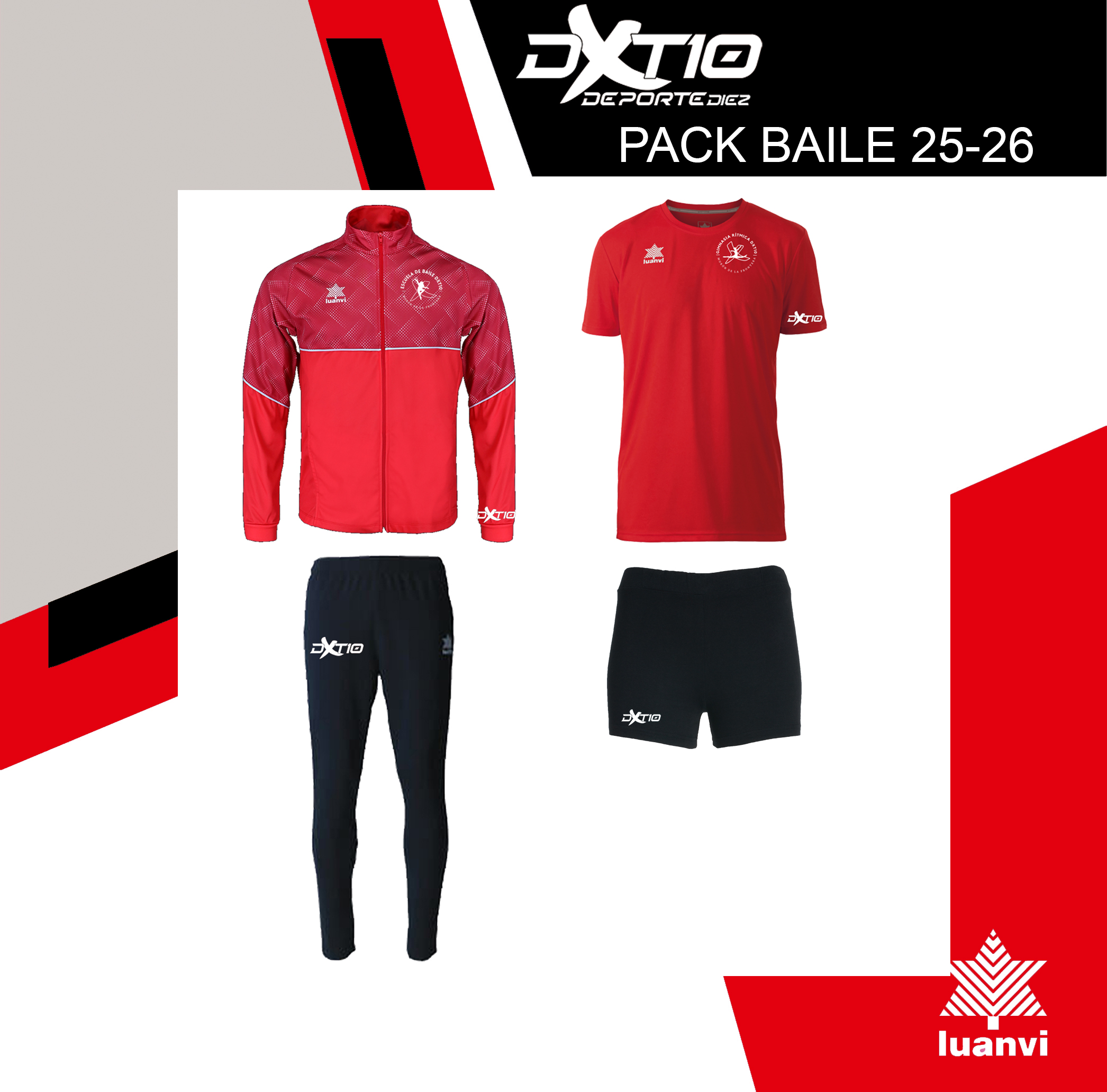 PACK BAILE DXT10 25-26