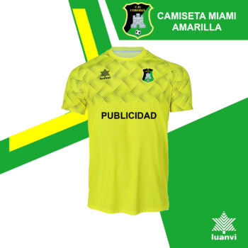 CAMISETA MIAMI AMARILLA C.D. CORONIL 25-26