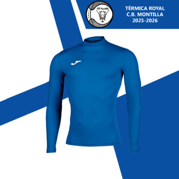 CAMISETA TÉRMICA UNISEX BRAMA ACADEMY ROYAL MONTILLA BALONCESTO 25-26
