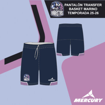 PANTALÓN TRANSFER BASKET MARINO CLUB DEPORTIVO MARISTAS TEMPORADA 25-26
