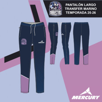 PANTALÓN LARGO TRANSFER MARINO CLUB DEPORTIVO MARISTAS TEMPORADA 25-26
