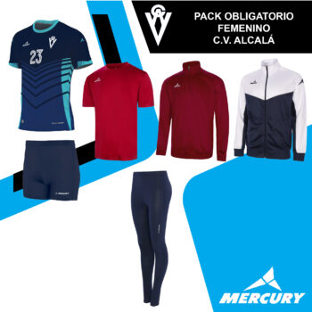 PACK OBLIGATORIO FEMENINO PANTALÓN MALLA C.V. ALCALÁ