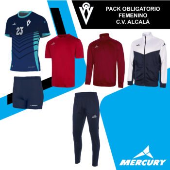 PACK OBLIGATORIO FEMENINO PANTALÓN CHÁNDAL C.V. ALCALÁ