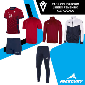 PACK OBLIGATORIO LIBERO FEMENINO PANTALÓN CHÁNDAL C.V. ALCALÁ