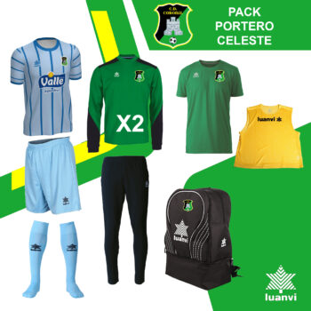 PACK PORTERO CELESTE C.D. CORONIL 26-27