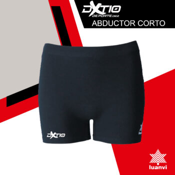 ABDUCTOR CORTO VOLEY NEGRO DXT10