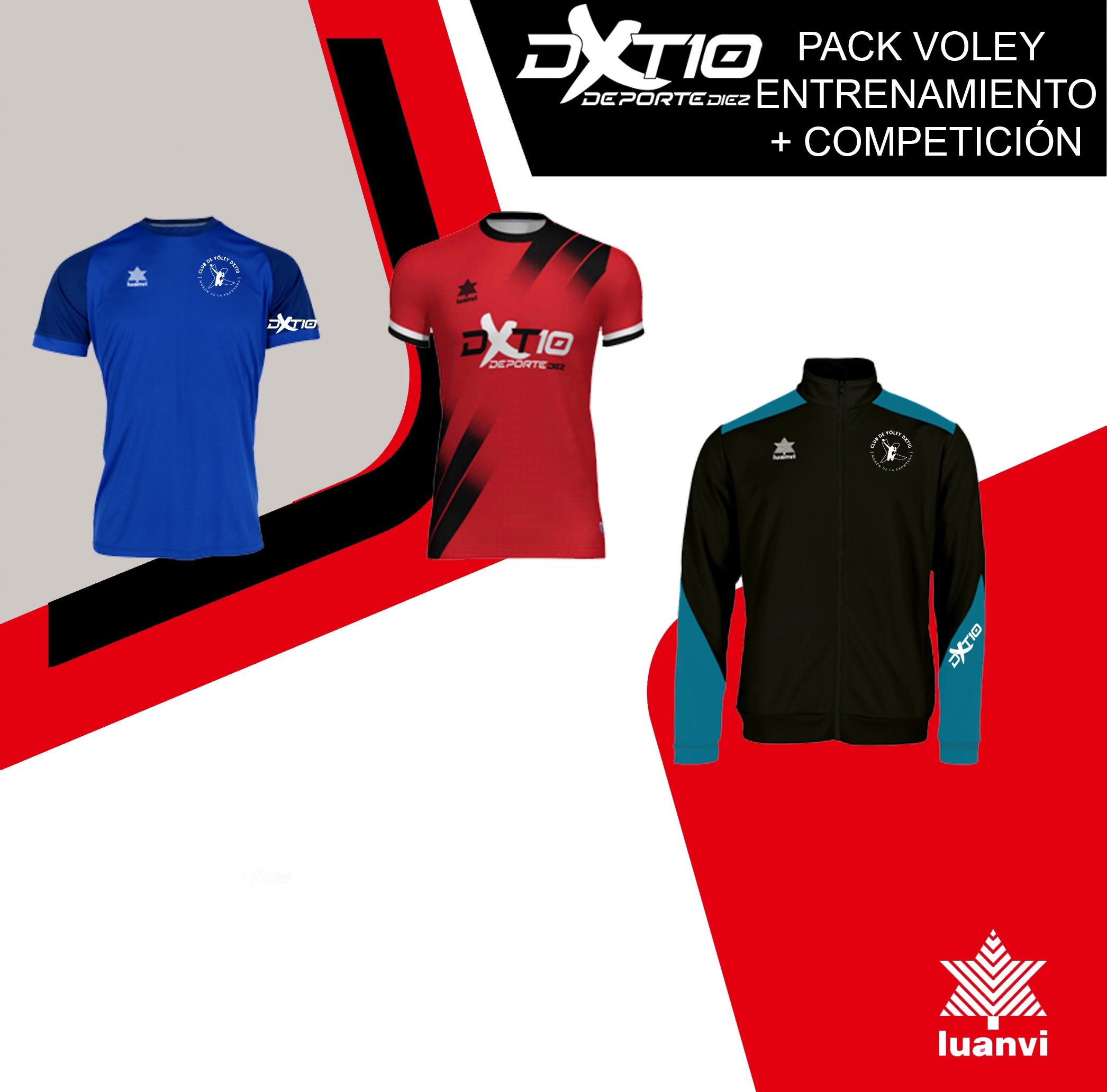 PACK VOLEY ENTRENAMIENTO + COMPETICIÓN